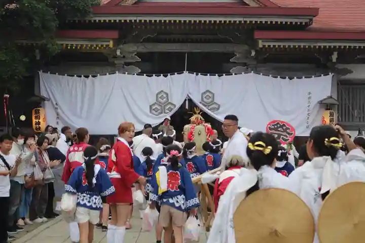 釧路一之宮 厳島神社のお祭り
