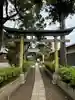 上中居諏訪神社の鳥居