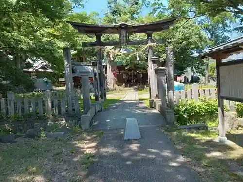 湯福神社の鳥居