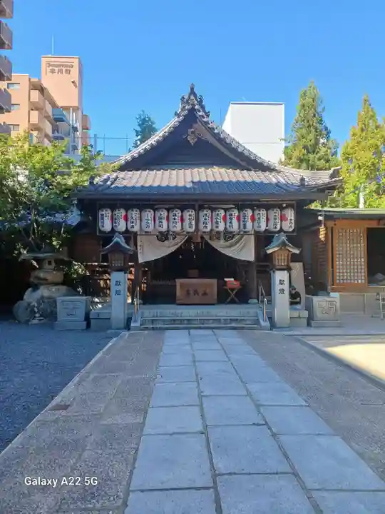 空鞘稲生神社の本殿・本堂
