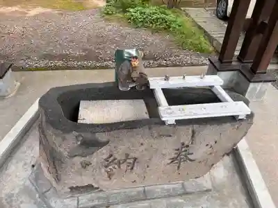 苗穂神社の手水舎