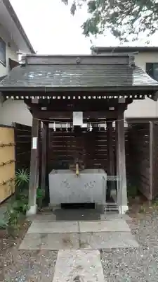 鎮守氷川神社の手水舎