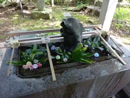 神炊館神社 ⁂奥州須賀川総鎮守⁂の手水舎