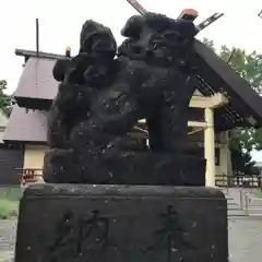 江南神社の狛犬