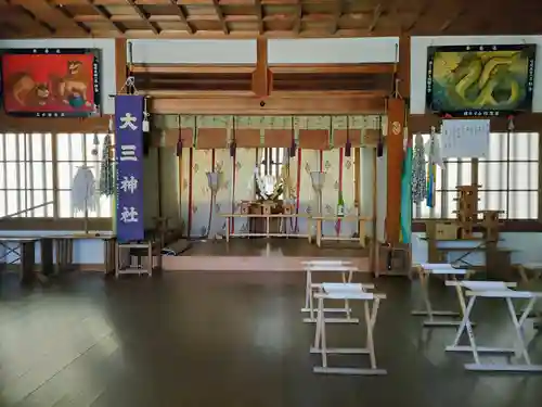 大三神社（白山町）の本殿・本堂