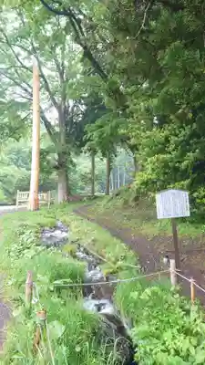 諏訪大社上社前宮の周辺