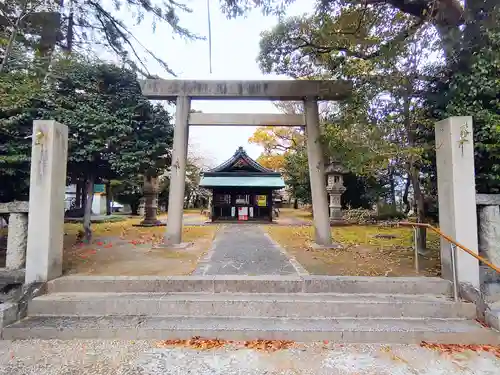 神明社（馬引）の鳥居