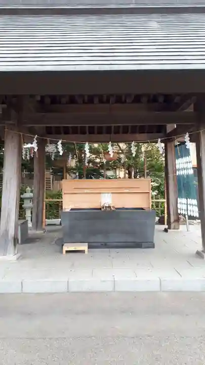 旭川神社の手水舎