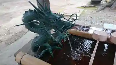 蠶養國神社の手水舎