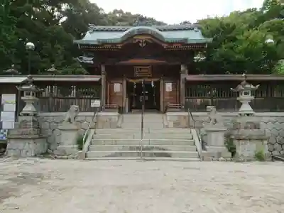 山口八幡社の本殿・本堂