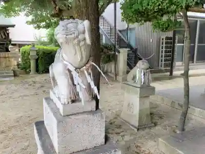 桑原神社の狛犬