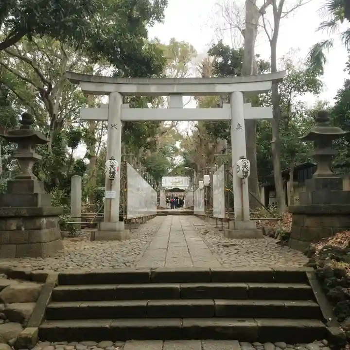 代々木八幡宮の鳥居