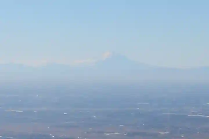 筑波山神社 女体山御本殿の景色