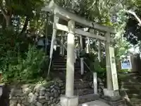 多摩川浅間神社の鳥居