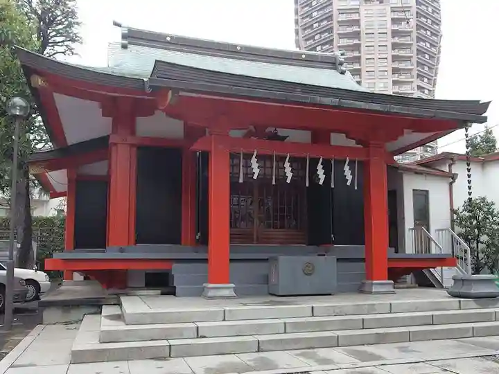 麻布氷川神社の本殿・本堂