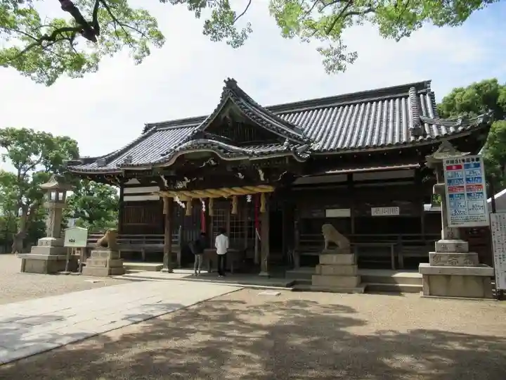 百舌鳥八幡宮の本殿・本堂