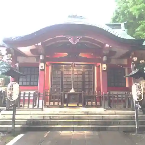 市谷亀岡八幡宮の本殿・本堂