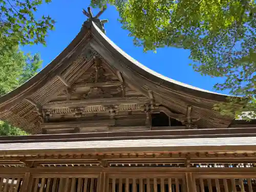 與止日女神社の本殿・本堂
