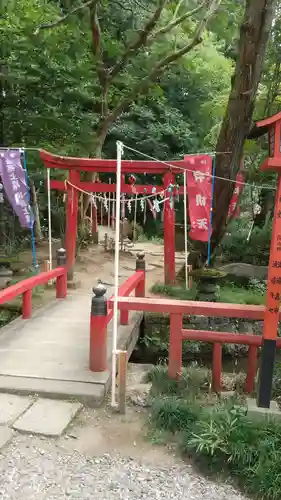 間々田八幡宮の鳥居