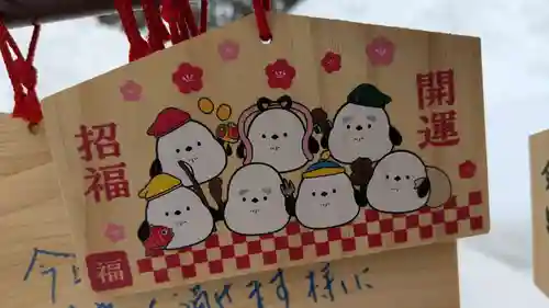 上川神社頓宮の絵馬