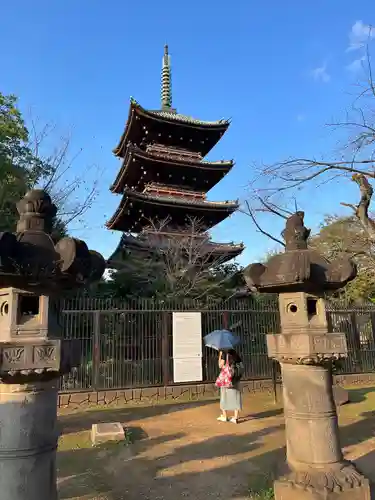 上野東照宮の塔