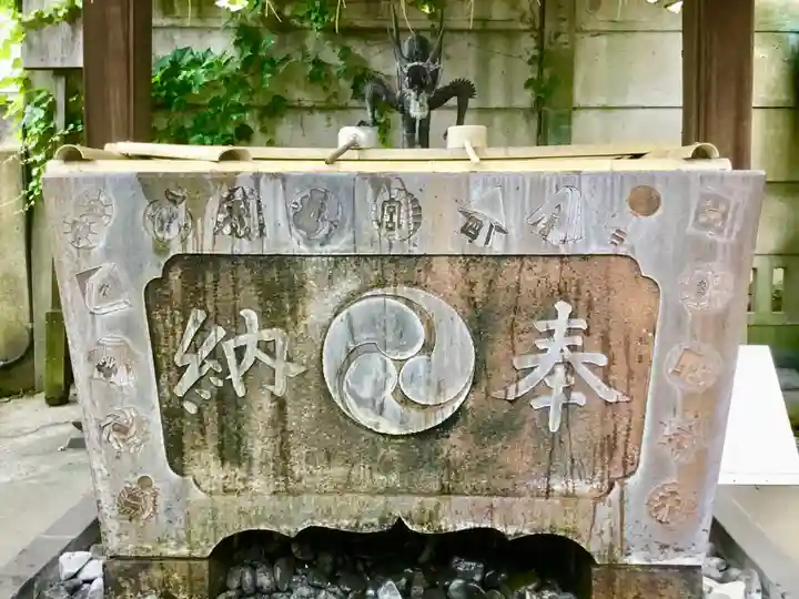 高山稲荷神社(旧鎮座地)の手水舎