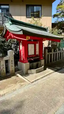 亀之森住吉神社の手水舎
