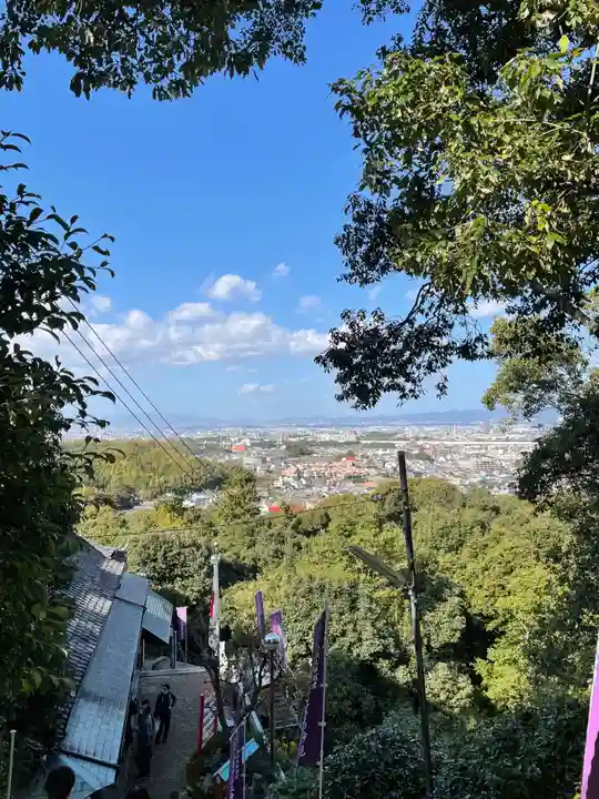 星田妙見宮の景色