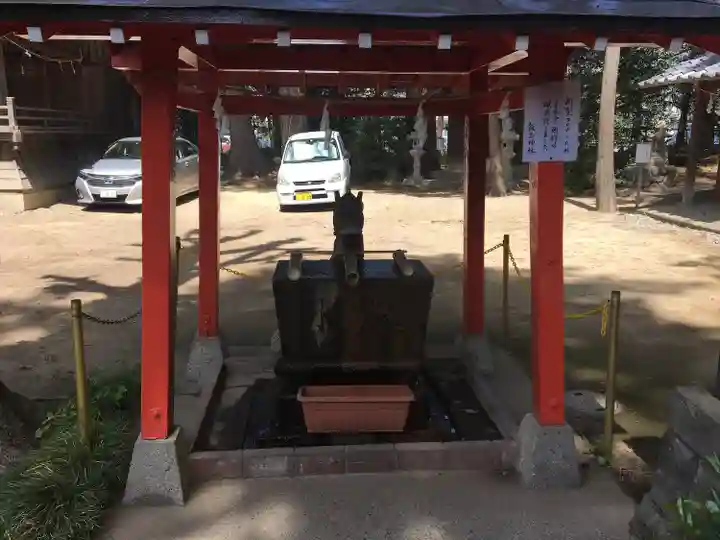 開運招福 飯玉神社の手水舎