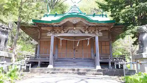 忍路神社の本殿