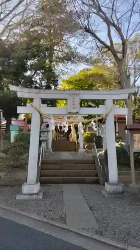 弦巻神社の鳥居