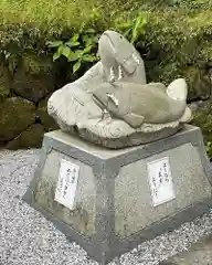 日光二荒山神社の像