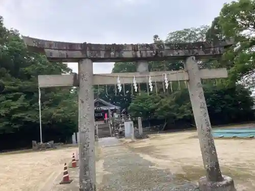 浦渡神社の鳥居