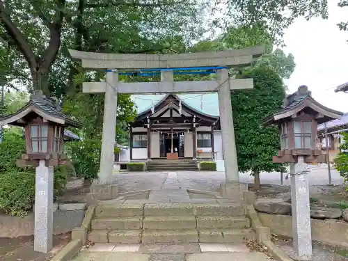 七郷神社の鳥居