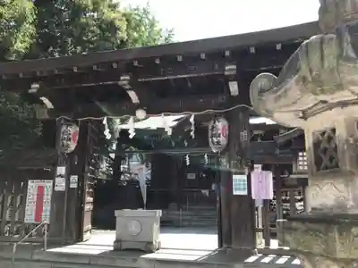 下谷神社の山門・神門