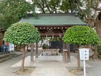 前鳥神社の手水舎