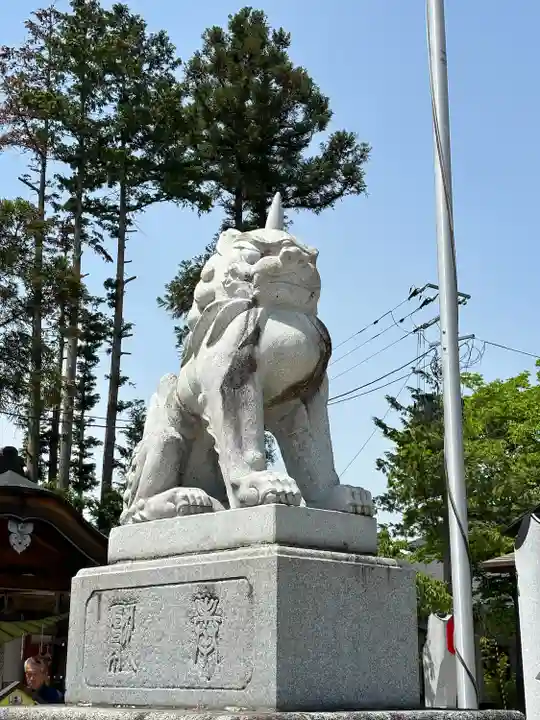 西根神社の狛犬