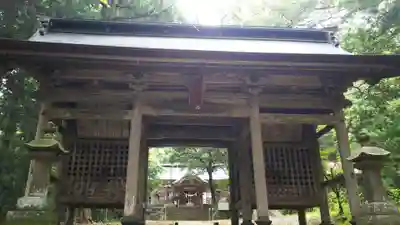 桙衝神社の山門・神門
