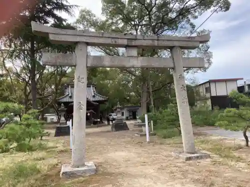 清水八幡神社の鳥居