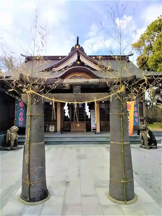 湊八坂神社の本殿・本堂