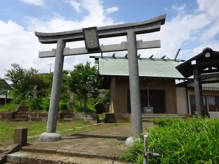 富士山神社の鳥居