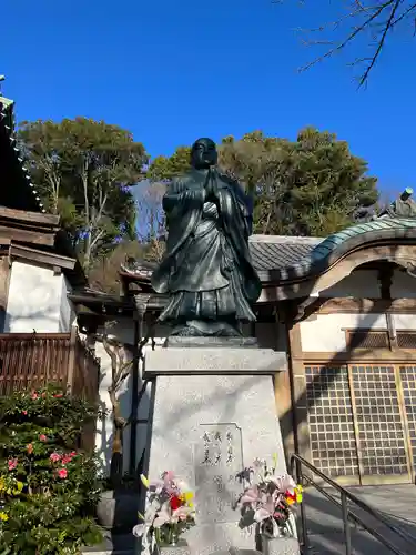 日蓮宗 宗門史跡 妙法寺の像