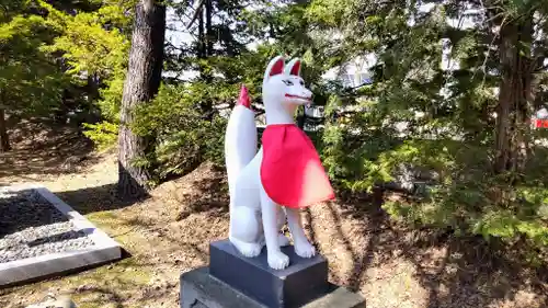 富良野神社の狛犬