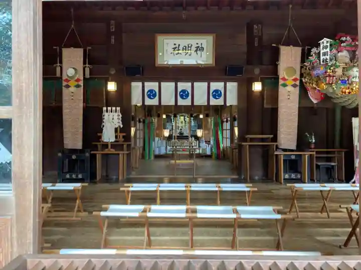 所澤神明社の本殿・本堂