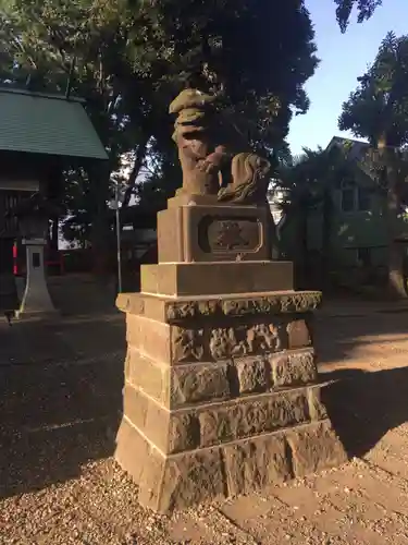 六角橋杉山大神の狛犬