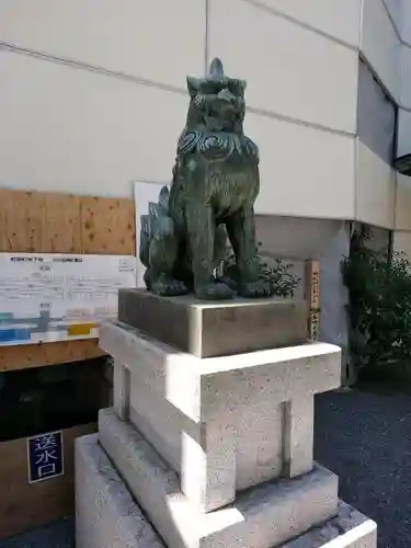 小梳神社の狛犬