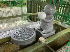 白山神社の手水