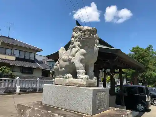 飯坂八幡神社の狛犬