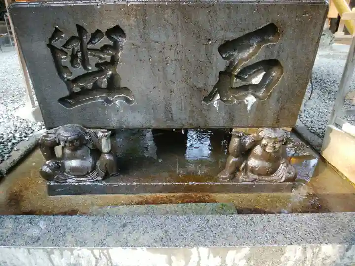 川越熊野神社の手水舎