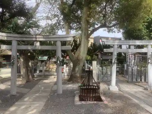 物部神社の鳥居